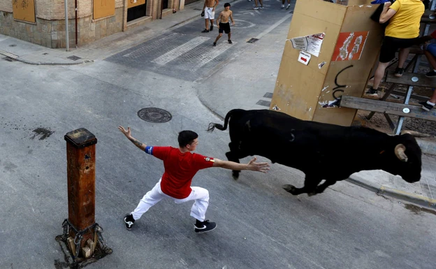 Fiesta taurina en Alboraya. 