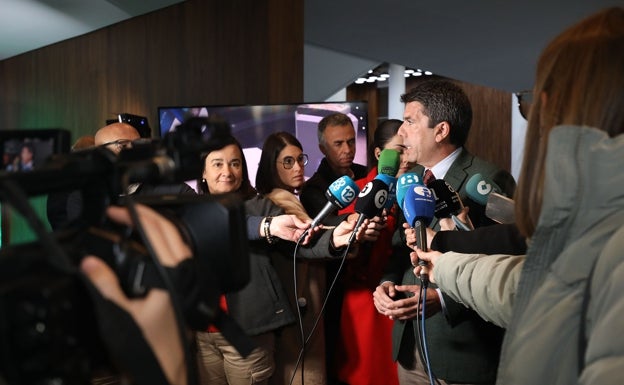 Mazón anuncia que defenderá ante los tribunales la jugada entre Tajo y Segura